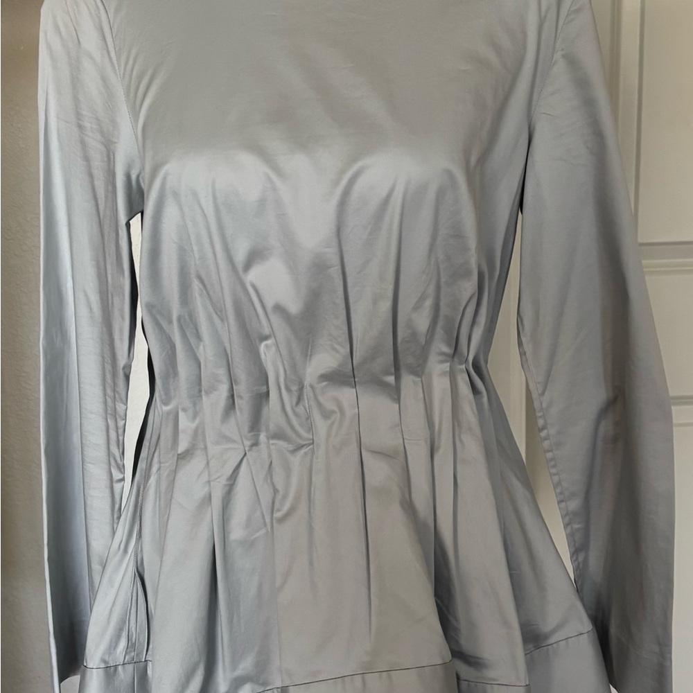 COS Light Gray Long Sleeve Top